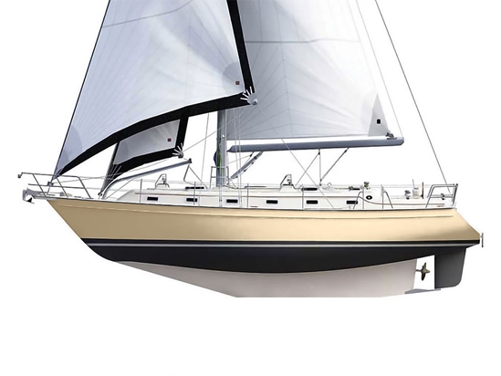 3M 2080 Gloss Light Ivory Customized Cruiser Boat Wraps