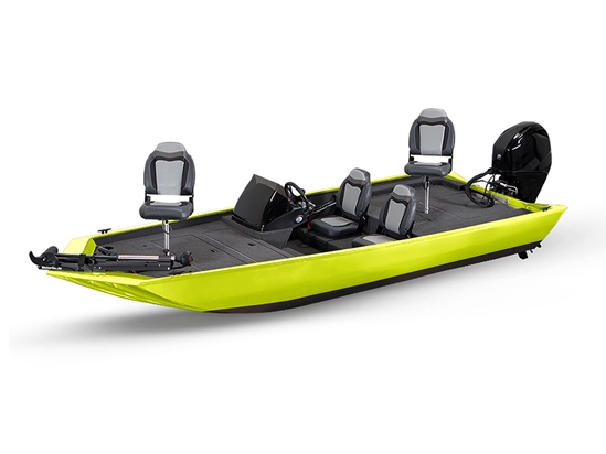 3M 1080 Satin Neon Fluorescent Yellow Fish & Ski Boat Do-It-Yourself Wraps