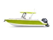 3M 1080 Satin Neon Fluorescent Yellow Motorboat Wraps