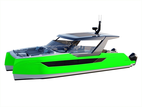 3M 1080 Satin Neon Fluorescent Green Catamaran Dual-Hull Vinyl Film Wraps