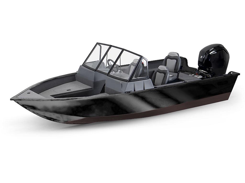 Avery Dennison SF 100 Black Chrome Modified-V Hull DIY Fishing Boat Wrap