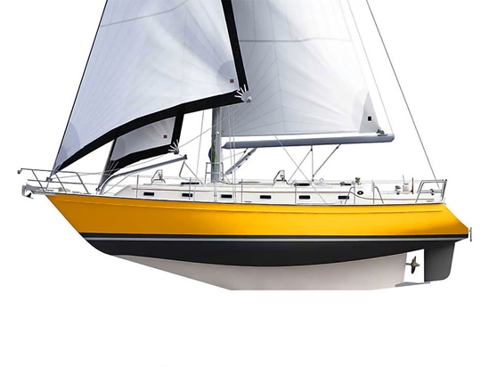 Avery Dennison SW900 Gloss Dark Yellow Customized Cruiser Boat Wraps