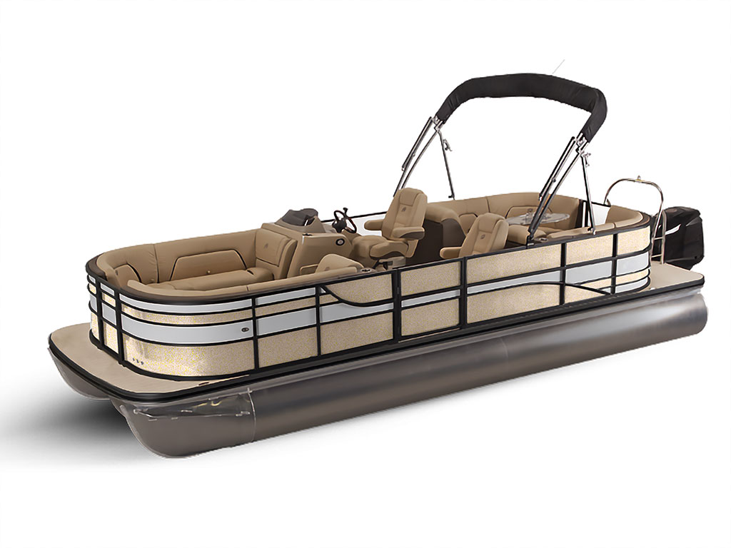Avery Dennison SW900 Gloss Metallic Sand Sparkle Pontoon Custom Boat Wrap