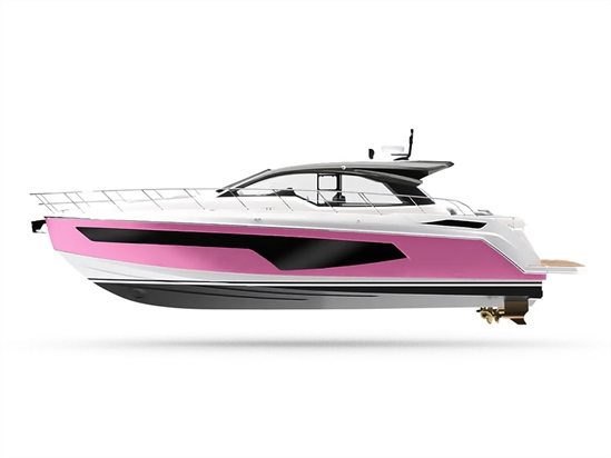 Avery Dennison SW900 Satin Bubblegum Pink Customized Yacht Boat Wrap