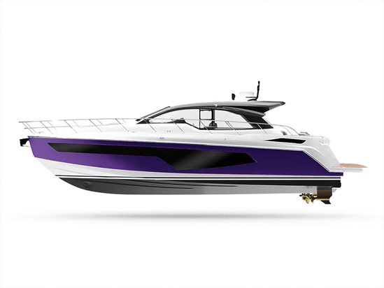 Avery Dennison SW900 Matte Metallic Purple Customized Yacht Boat Wrap