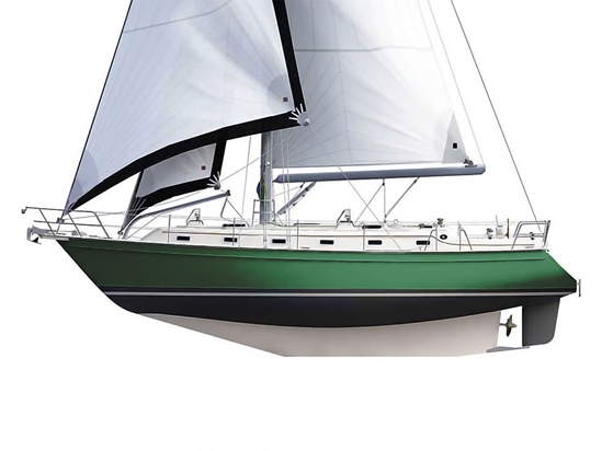 Avery Dennison SW900 Gloss Dark Green Customized Cruiser Boat Wraps