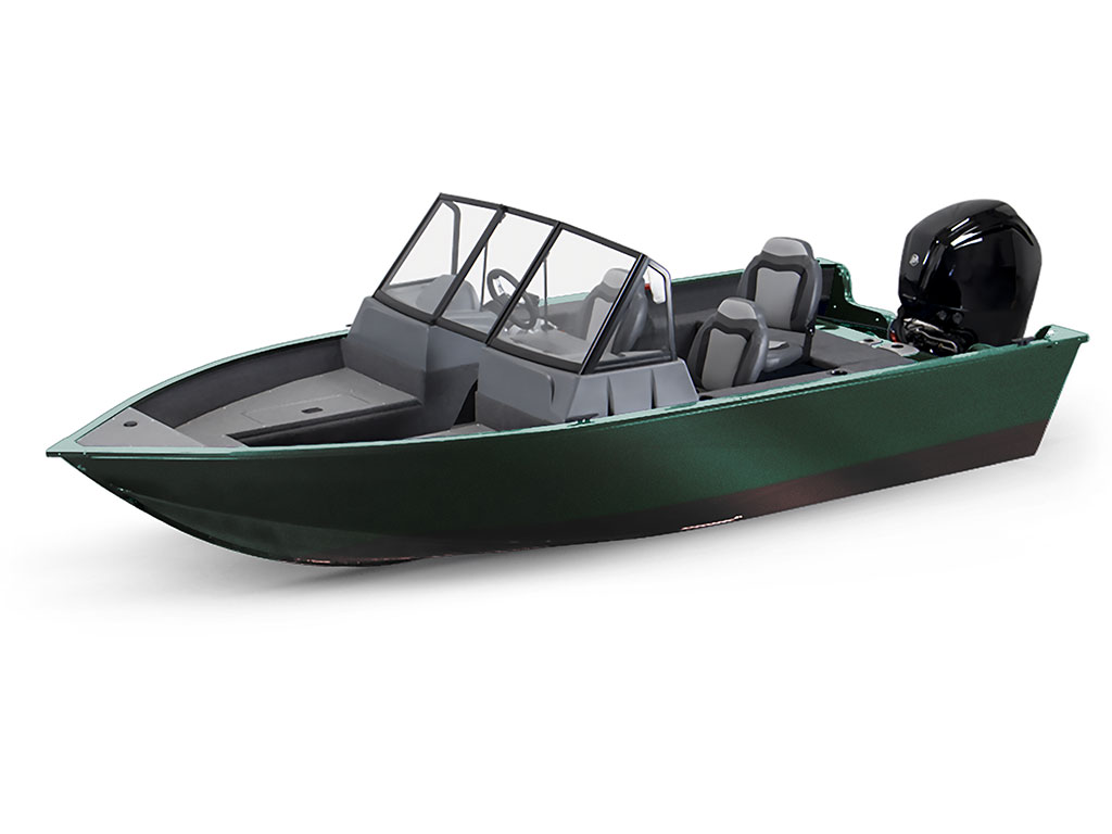 Avery Dennison SW900 Gloss Dark Green Pearl Modified-V Hull DIY Fishing Boat Wrap