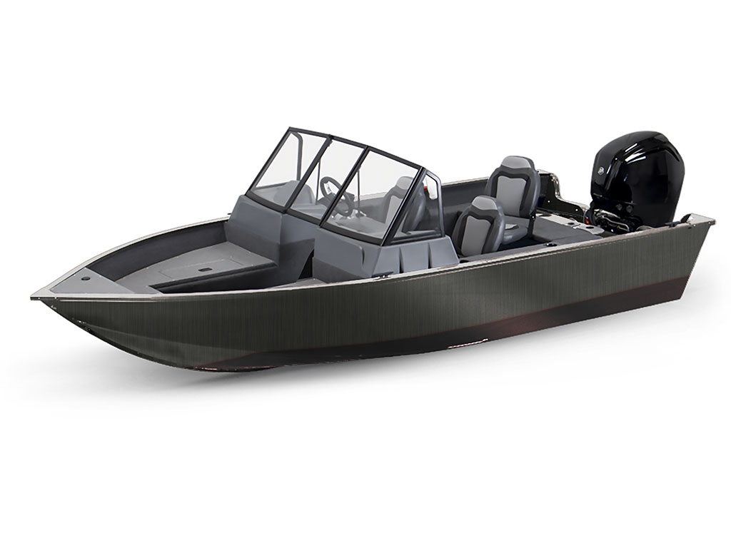 Avery Dennison SW900 Brushed Titanium Modified-V Hull DIY Fishing Boat Wrap