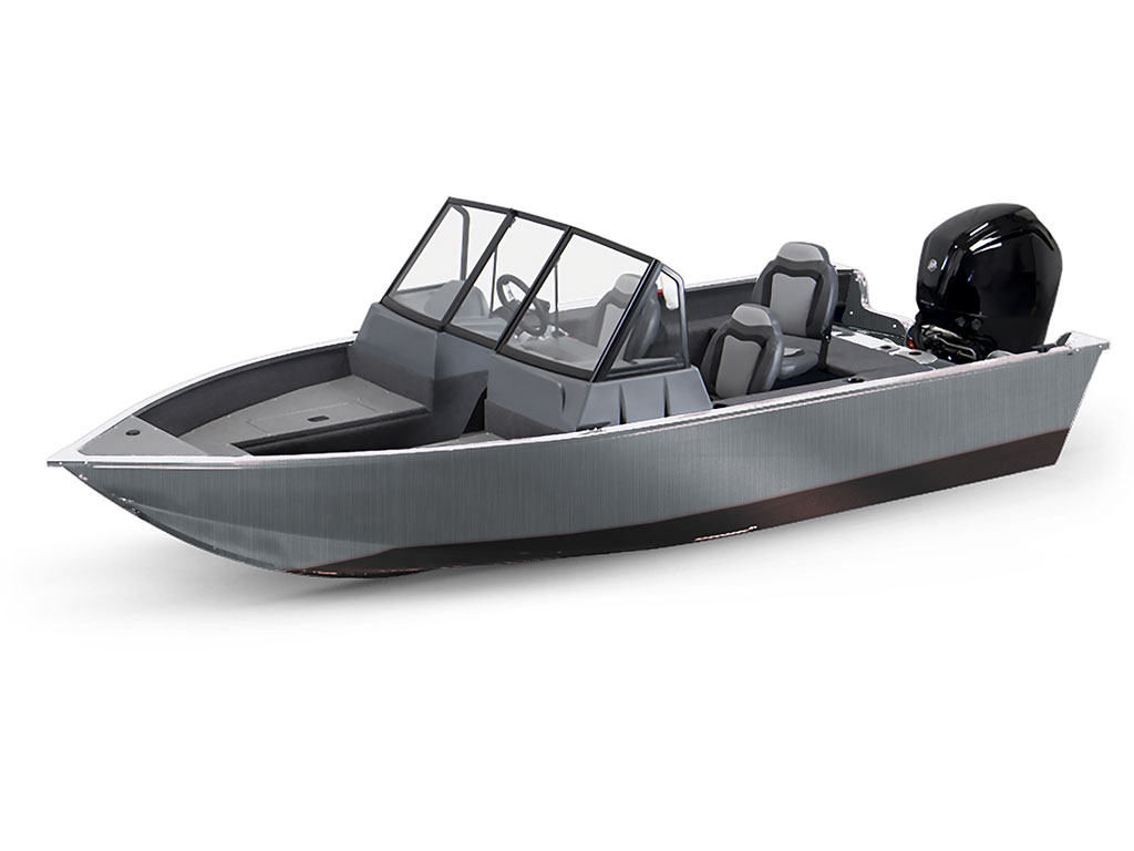 Avery Dennison SW900 Brushed Aluminum Modified-V Hull DIY Fishing Boat Wrap