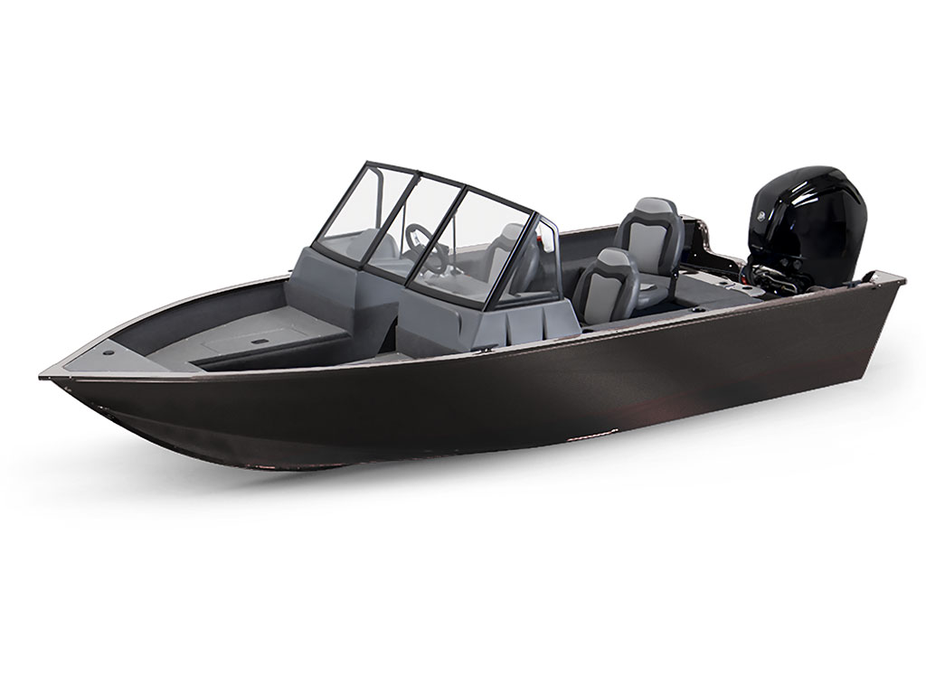 Avery Dennison SW900 Matte Metallic Charcoal Modified-V Hull DIY Fishing Boat Wrap