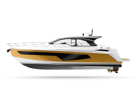 ORACAL 970RA Matte Metallic Gold Customized Yacht Boat Wrap