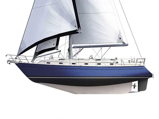 ORACAL 970RA Metallic Deep Blue Customized Cruiser Boat Wraps