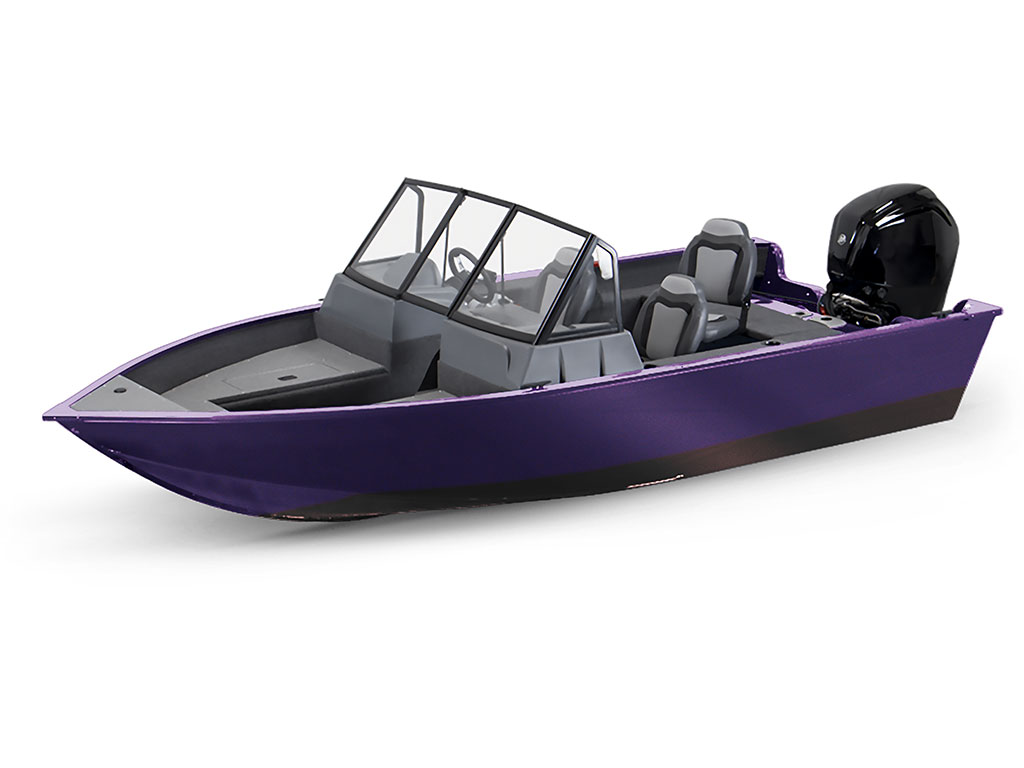 ORACAL 970RA Metallic Violet Modified-V Hull DIY Fishing Boat Wrap