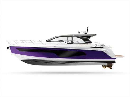 ORACAL 970RA Metallic Violet Customized Yacht Boat Wrap