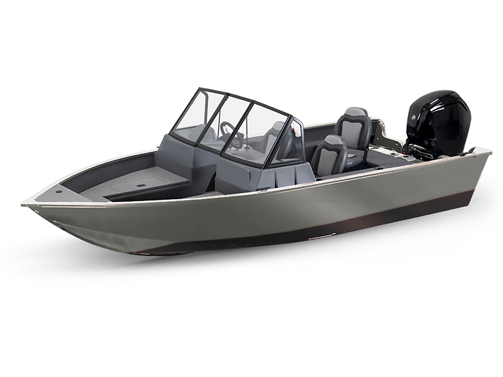 ORACAL 970RA Gloss Ice Gray Modified-V Hull DIY Fishing Boat Wrap