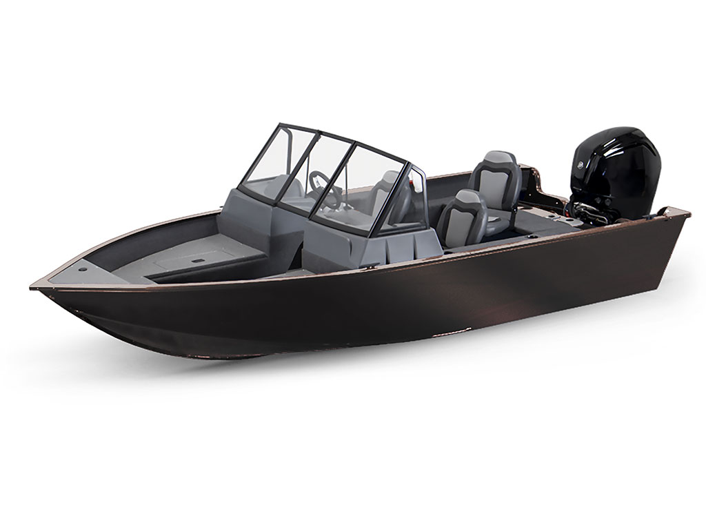 ORACAL 970RA Metallic Orient Brown Modified-V Hull DIY Fishing Boat Wrap