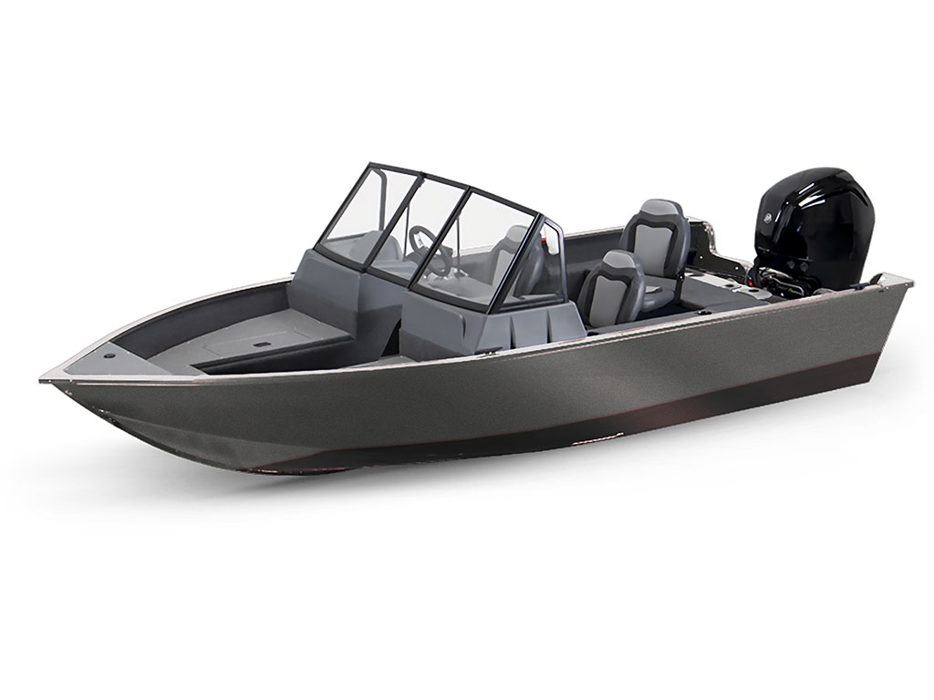 ORACAL 970RA Matte Metallic Graphite Modified-V Hull DIY Fishing Boat Wrap