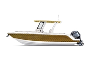 Rwraps 3D Carbon Fiber Gold (Digital) Motorboat Wraps