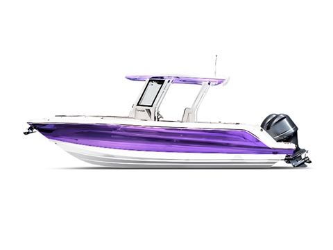 Rwraps™ Chrome Purple Motorboat Wraps