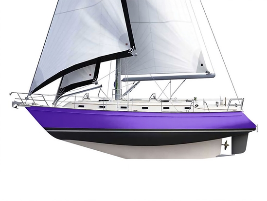 Rwraps Gloss Metallic Dark Purple Customized Cruiser Boat Wraps