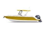 Rwraps Gloss Metallic Yellow Motorboat Wraps