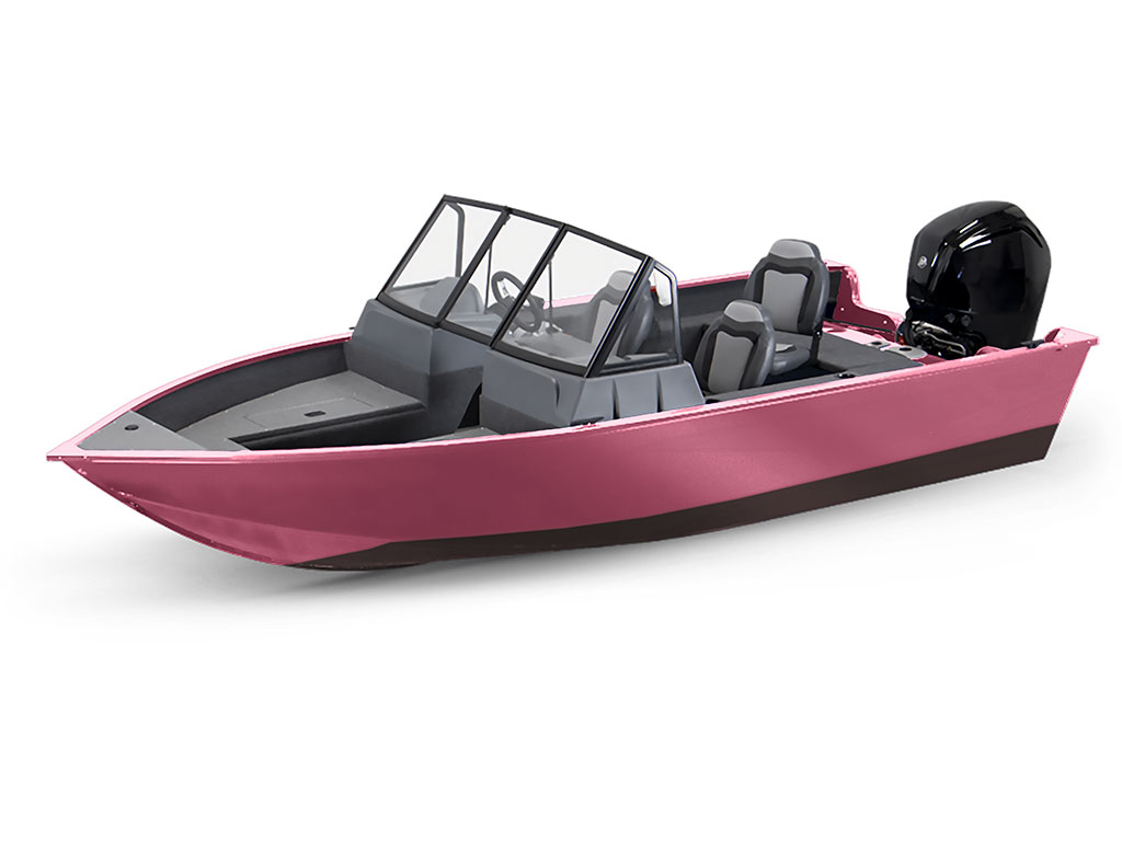 Rwraps Gloss Pink Modified-V Hull DIY Fishing Boat Wrap