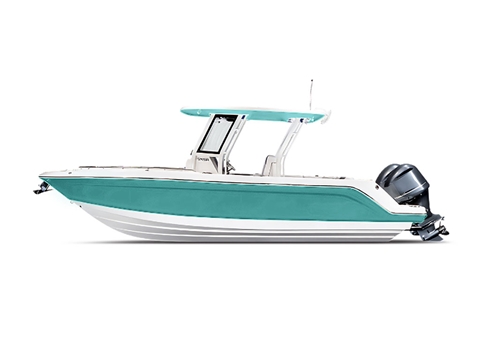 Rwraps™ Gloss Turquoise Motorboat Wraps