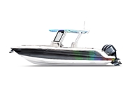 Rwraps Holographic Chrome Black Neochrome Motorboat Wraps