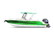 Rwraps Holographic Chrome Green Neochrome Motorboat Wraps