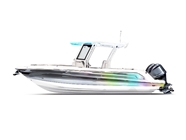 Rwraps Holographic Chrome Silver Neochrome Motorboat Wraps
