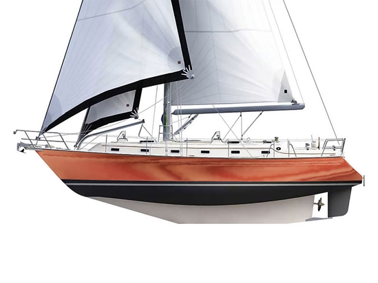 Rwraps Matte Chrome Bronze Customized Cruiser Boat Wraps