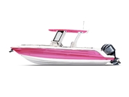 Rwraps Matte Chrome Pink Rose Motorboat Wraps