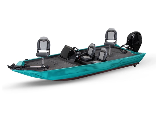 Rwraps Matte Chrome Teal Fish & Ski Boat Do-It-Yourself Wraps