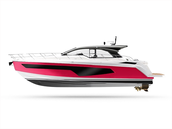 Rwraps Satin Metallic Pink Customized Yacht Boat Wrap