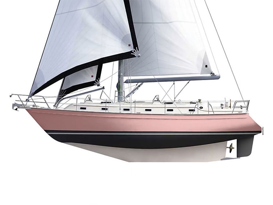 Rwraps Satin Metallic Rose Gold Customized Cruiser Boat Wraps