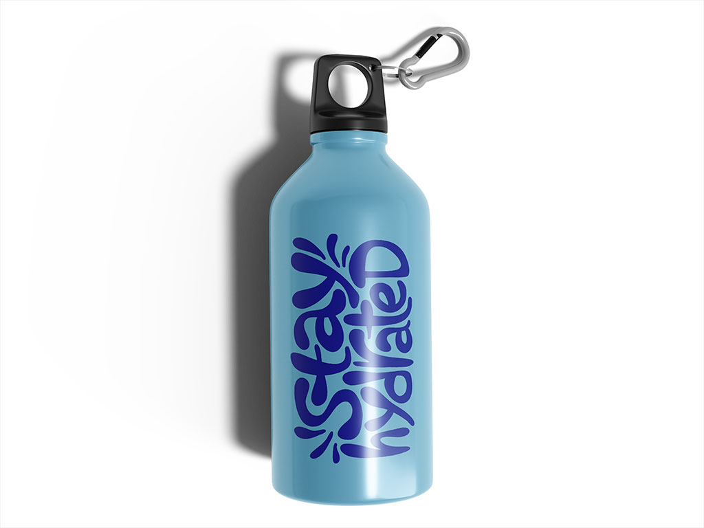 ORACAL 651 Brilliant Blue Water Bottle DIY Stickers