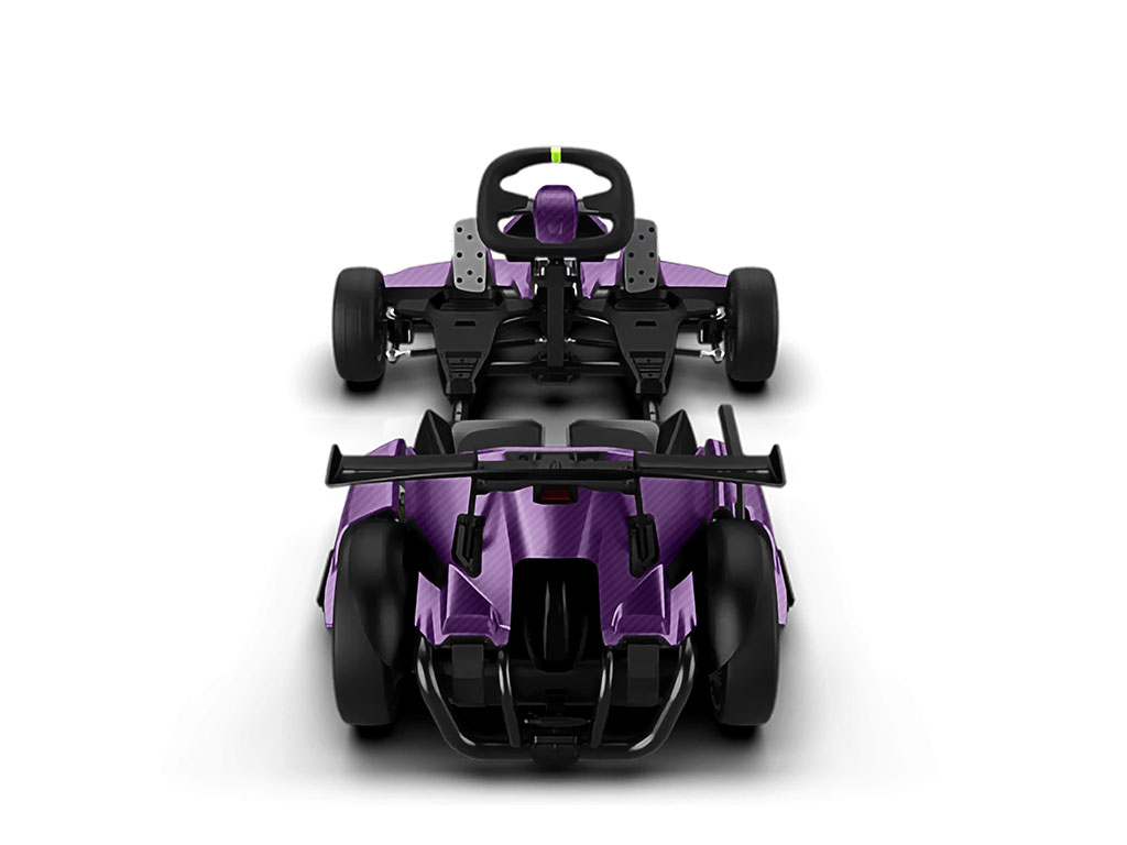 Rwraps 3D Carbon Fiber Purple DIY Go Kart Wraps