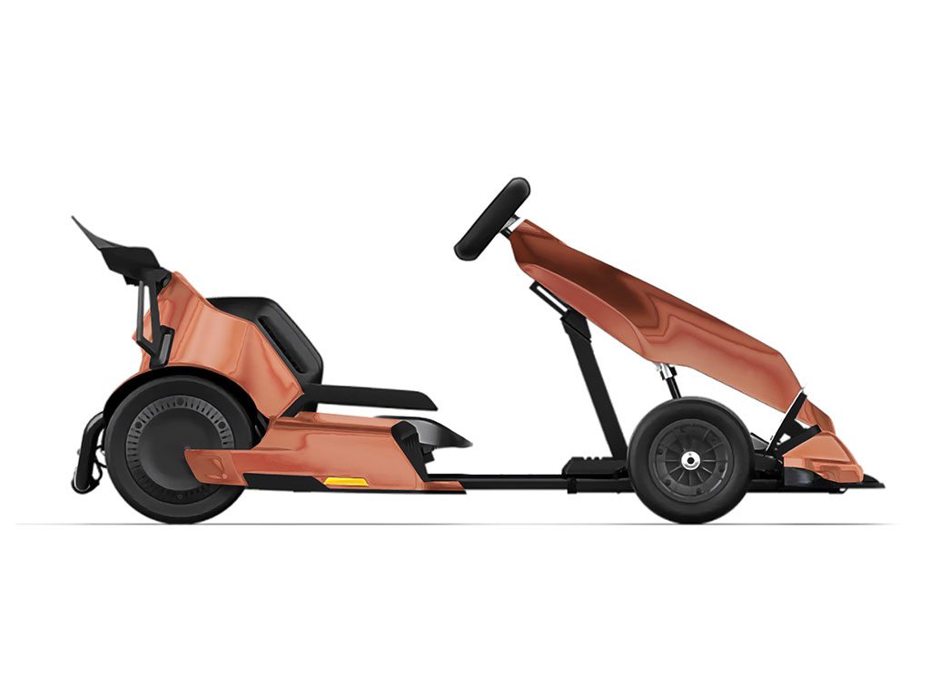 Rwraps Matte Chrome Bronze Do-It-Yourself Go Kart Wraps