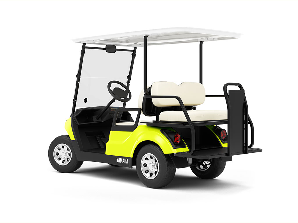 3M 1080 Satin Neon Fluorescent Yellow Golf Cart Vinyl Wraps