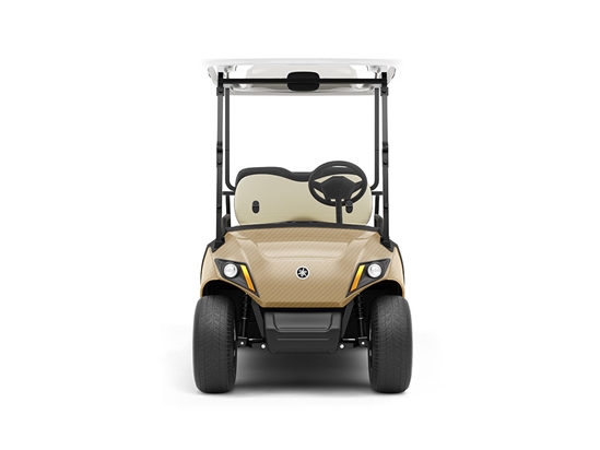 Rwraps 3D Carbon Fiber Gold DIY Golf Cart Wraps