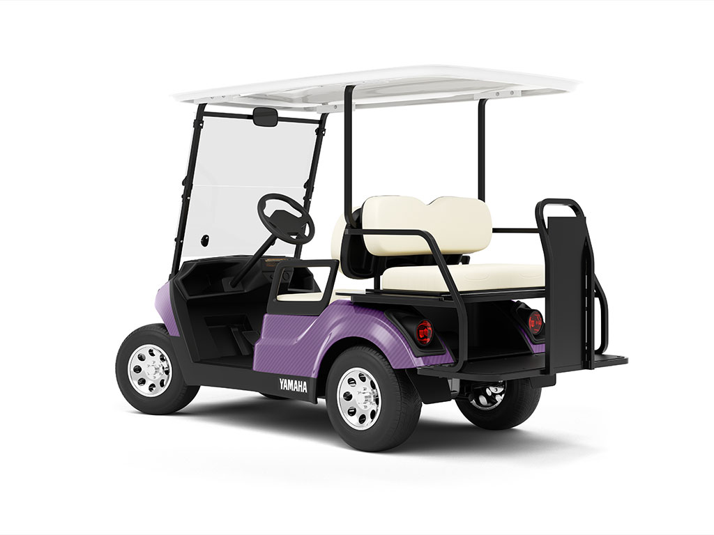 Rwraps 3D Carbon Fiber Purple Golf Cart Vinyl Wraps