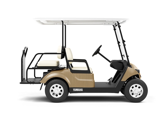 Rwraps Brushed Aluminum Gold Do-It-Yourself Golf Cart Wraps
