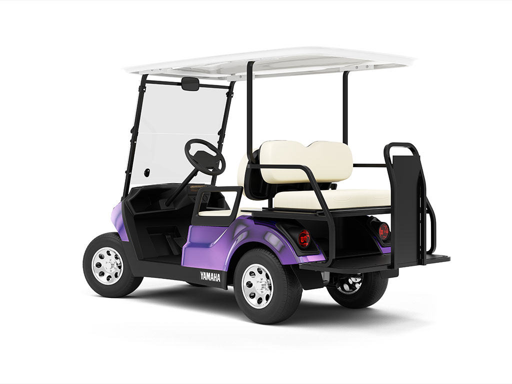 Rwraps Chrome Purple Golf Cart Vinyl Wraps
