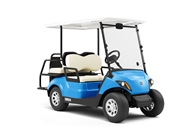 Rwraps™ Gloss Metallic Blue Vinyl Golf Cart Wrap