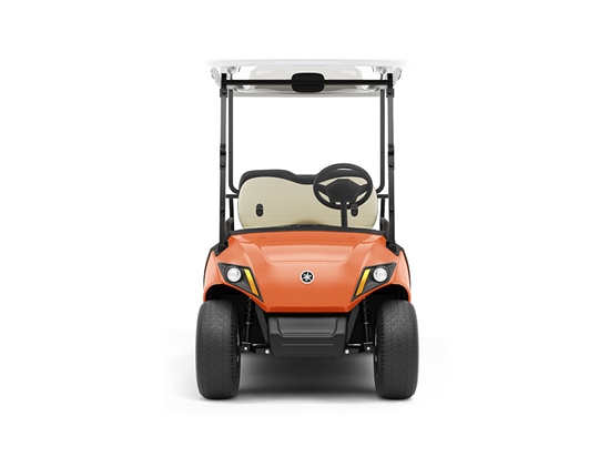 Rwraps Gloss Metallic Fire Orange DIY Golf Cart Wraps