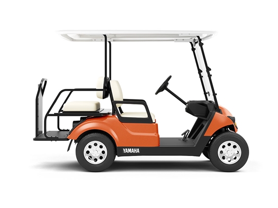 Rwraps Gloss Metallic Fire Orange Do-It-Yourself Golf Cart Wraps