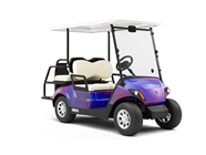 Rwraps™ Holographic Chrome Purple Neochrome Vinyl Golf Cart Wrap