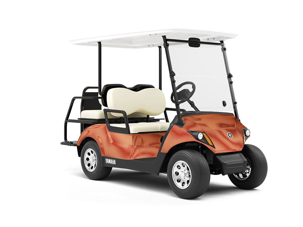 Rwraps™ Matte Chrome Bronze Vinyl Golf Cart Wrap
