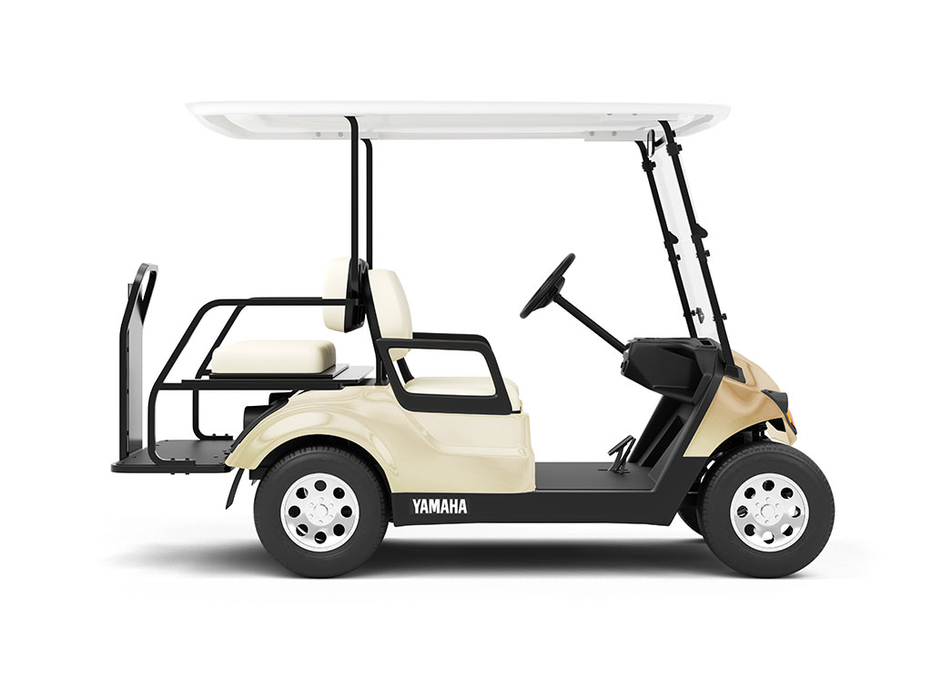 Rwraps Matte Chrome Champagne Do-It-Yourself Golf Cart Wraps