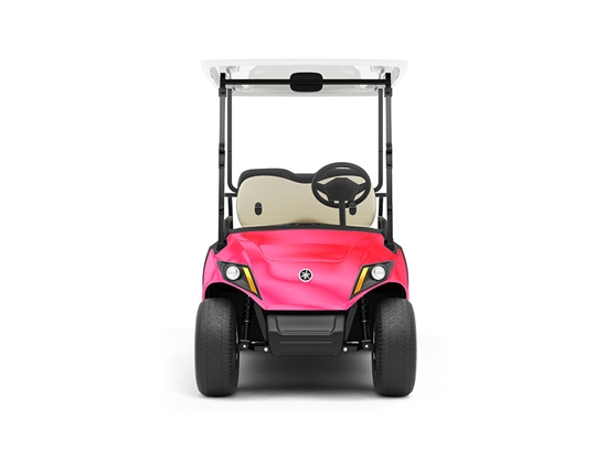 Rwraps Matte Chrome Pink Rose DIY Golf Cart Wraps